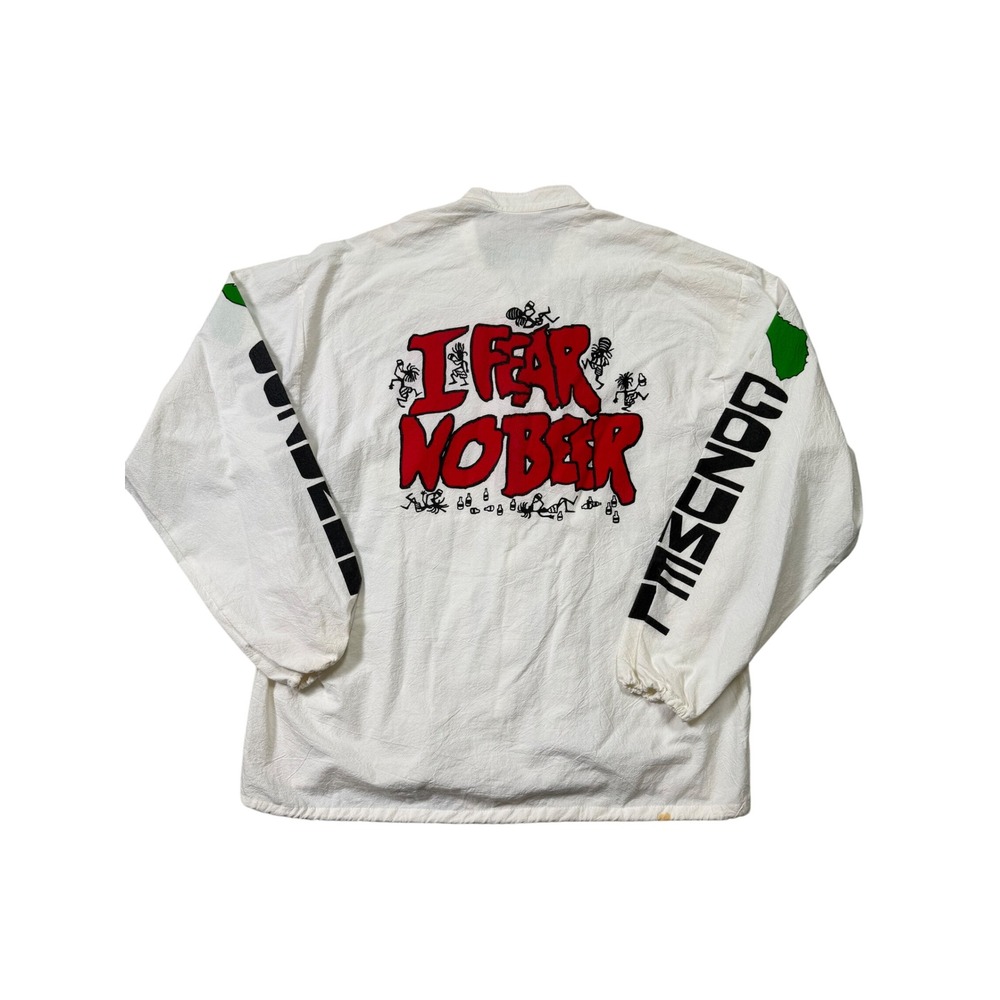 Vintage‎ 90s Cozumel Mexico "I Fear No Beer" Lightweight Zip Up – XXL